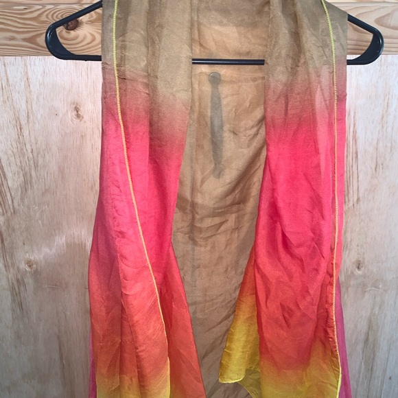 No brand shear ombré drape vest size OS - Picture 2 of 3